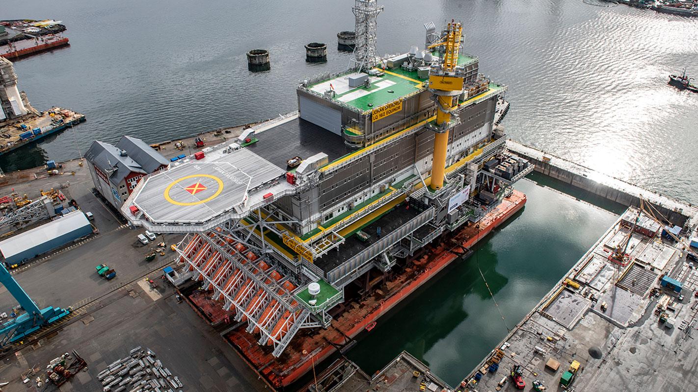 JOHAN SVERDRUP in Dock