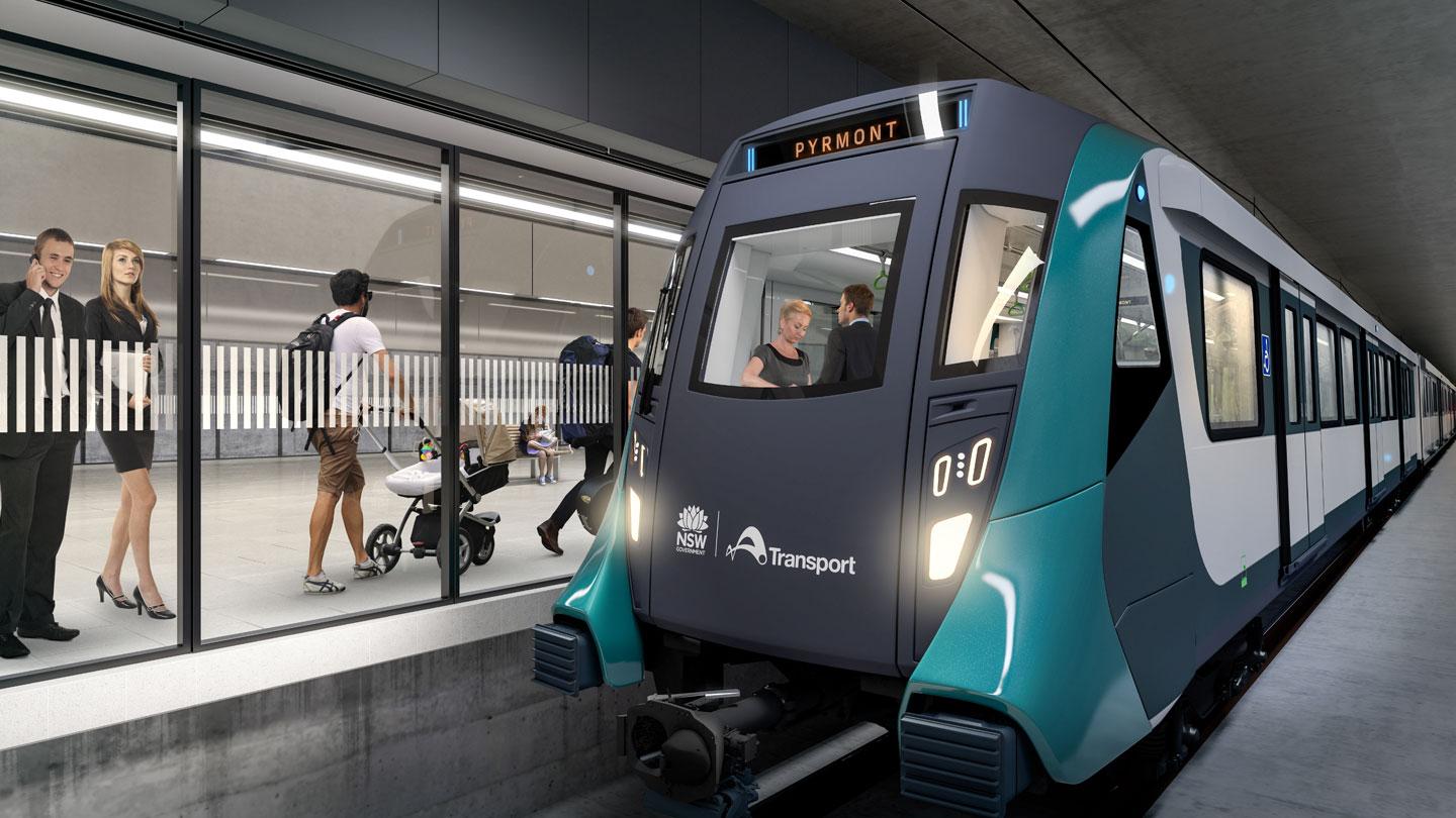 Sydney Metro West Pyrmont CGI Rendering